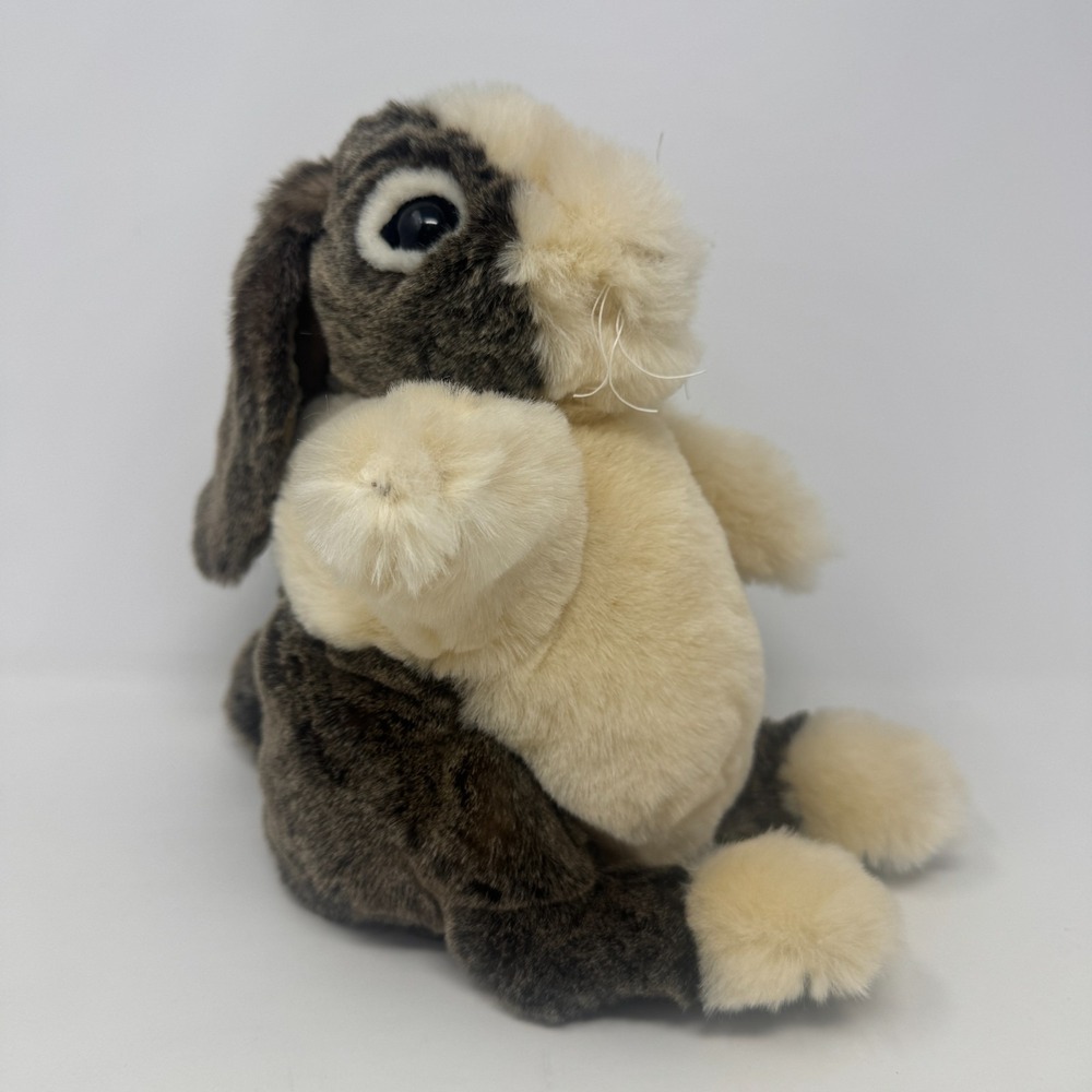 Folkmanis Baby Dutch Rabbit 8" Plush Stuffed Animal Hand Puppet Toy